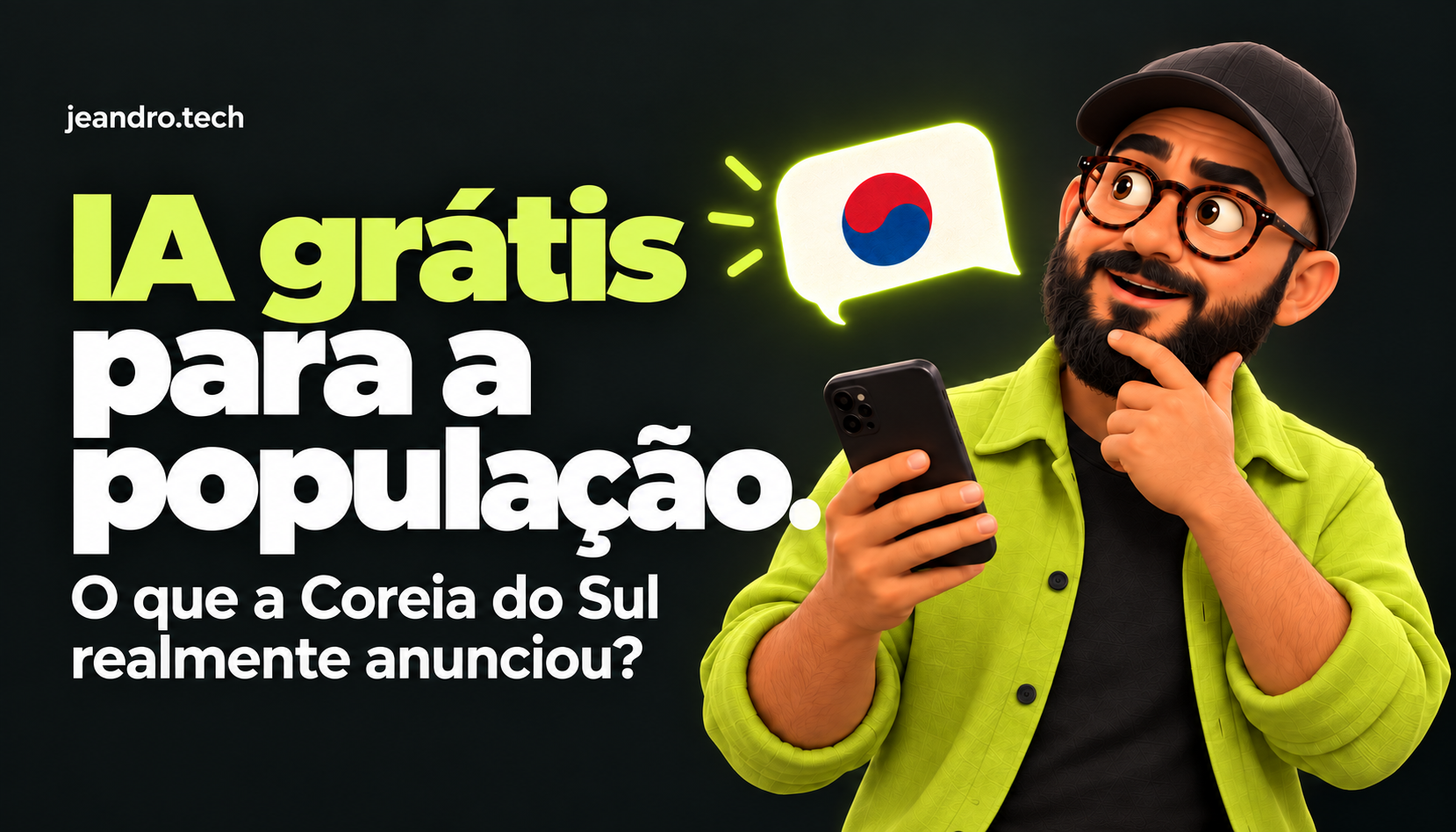 Coreia do Sul quer levar IA gratuita à população: como isso funcionaria na prática